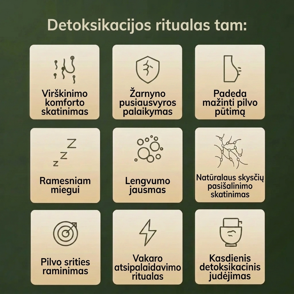 Ricinos aliejaus detoksikacijos rinkinys